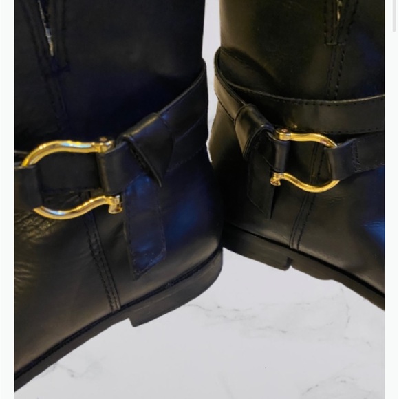 Sperry Black Leather Ankle Boots women's size 8.5 🍂 - Picture 5 of 8